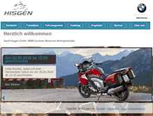 Tablet Screenshot of hisgen.de